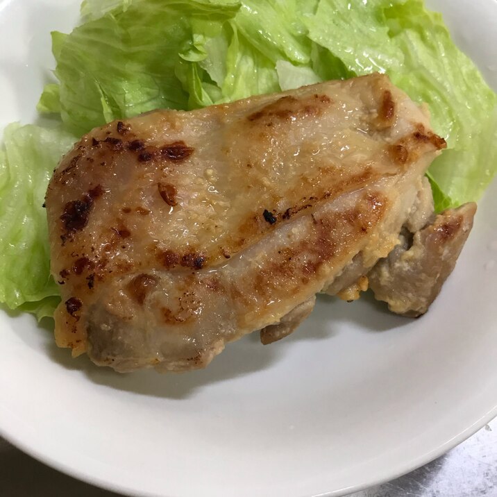 鳥もも肉の西京焼き